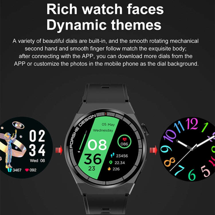 TM06 Smart Bracelet, 1.28 inch IP67 Waterproof Smart Watch, Bluetooth Call / Heart Rate / Blood P...