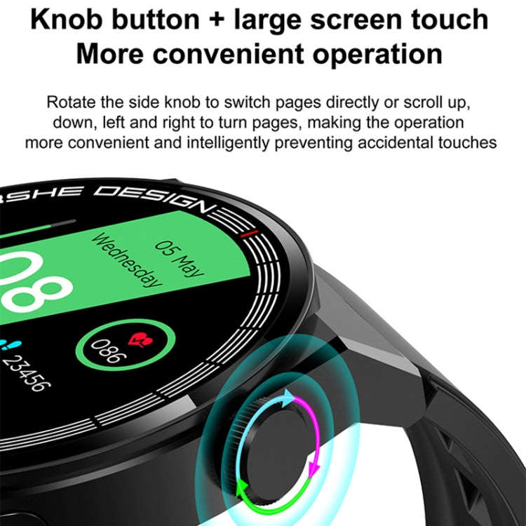 TM06 Smart Bracelet, 1.28 inch IP67 Waterproof Smart Watch, Bluetooth Call / Heart Rate / Blood P...