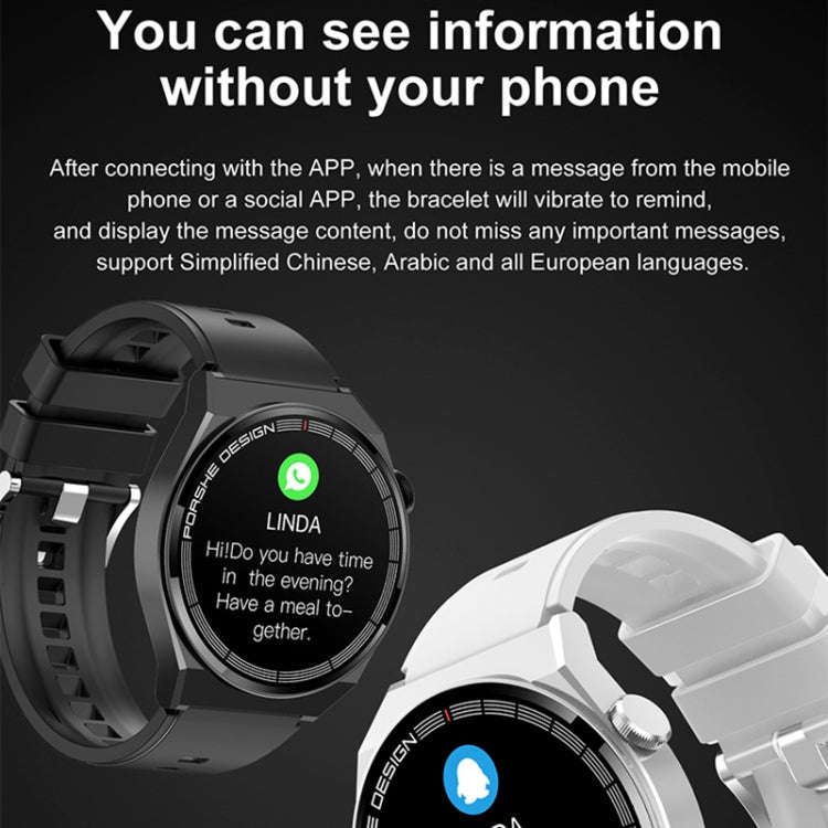 TM06 Smart Bracelet, 1.28 inch IP67 Waterproof Smart Watch, Bluetooth Call / Heart Rate / Blood P...