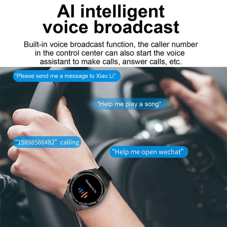 GT3 Smart Bracelet, 1.5 inch Smart Watch, Bluetooth Call / Heart Rate / Blood Pressure / Blood Ox...
