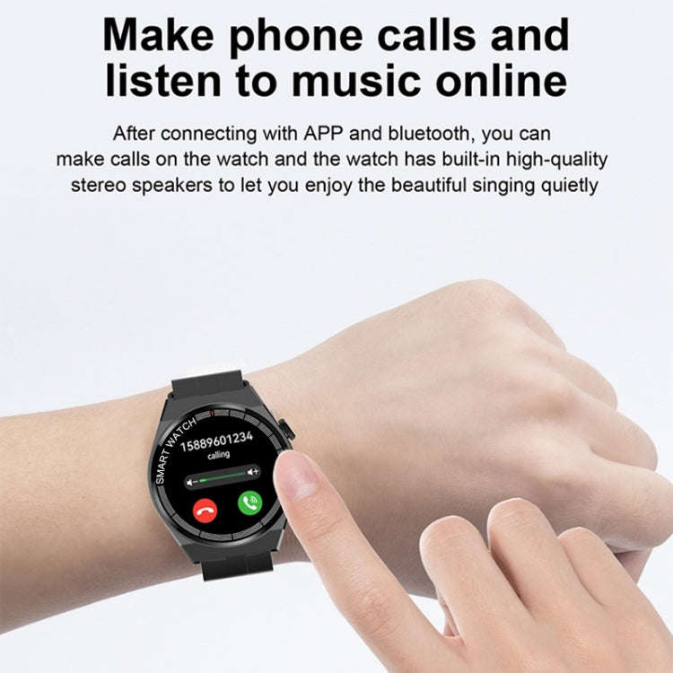 GT3 Smart Bracelet, 1.5 inch Smart Watch, Bluetooth Call / Heart Rate / Blood Pressure / Blood Ox...