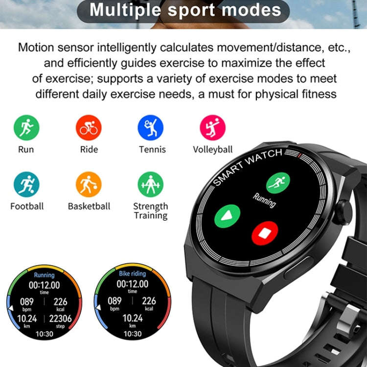 GT3 Smart Bracelet, 1.5 inch Smart Watch, Bluetooth Call / Heart Rate / Blood Pressure / Blood Ox...