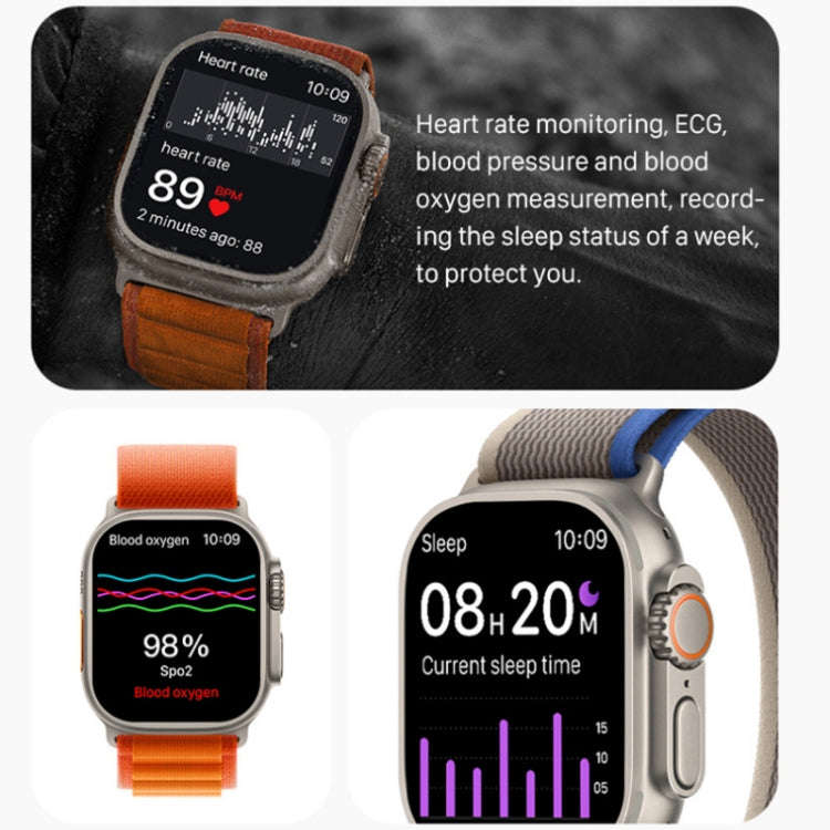 S800 Ultra Max Smart Bracelet, 1.5 inch Silicone Band Smart Watch, Bluetooth Call / Heart Rate / ...