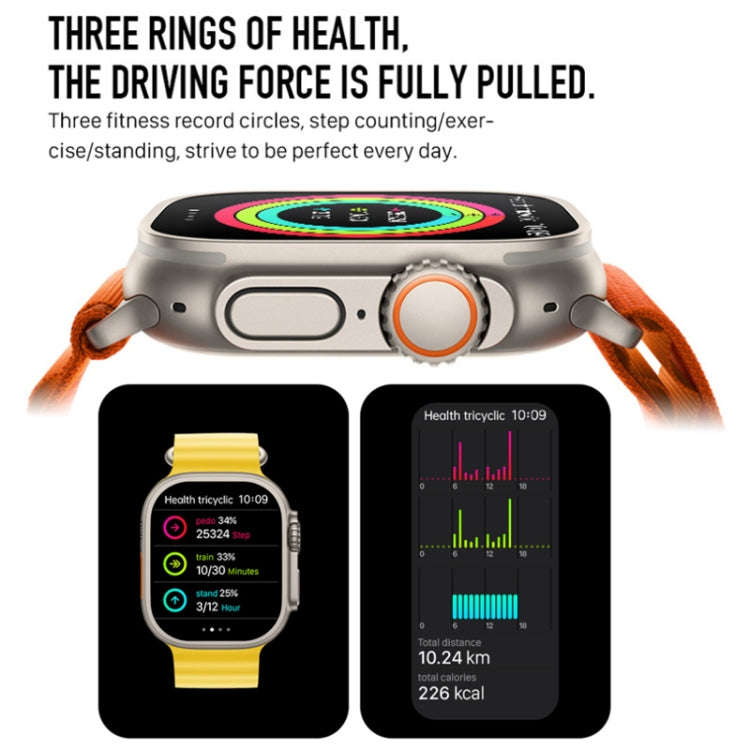 S800 Ultra Max Smart Bracelet, 1.5 inch Silicone Band Smart Watch, Bluetooth Call / Heart Rate / ...