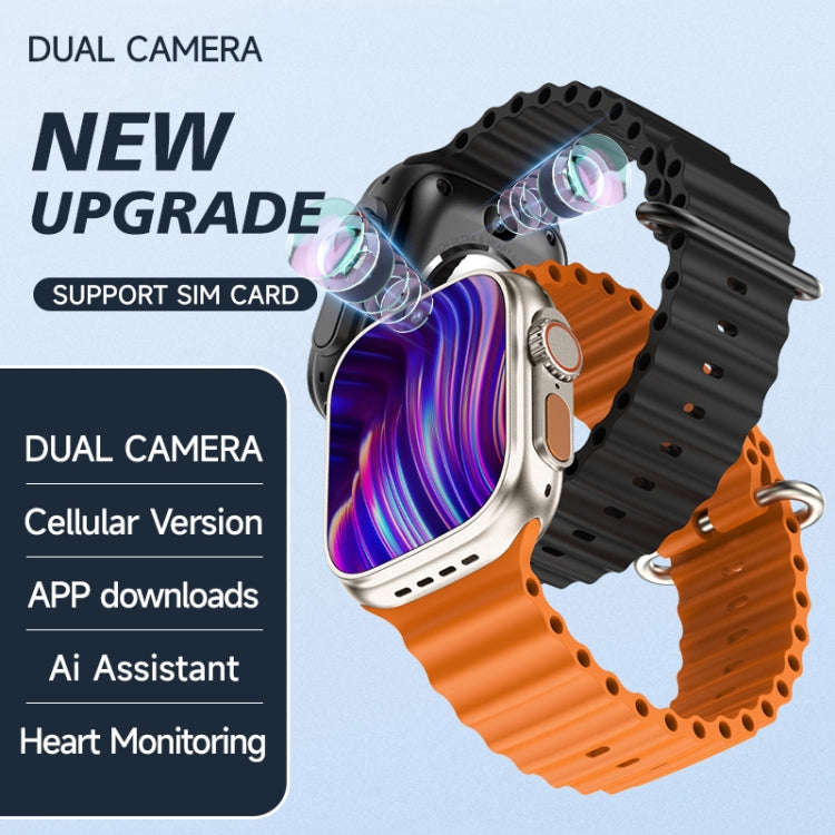 GS37 1.95 inch Screen Smart Phone Watch, 1GB+16GB, Android 9.0, Spreadtrum SL8541E, Network: 4G, ...