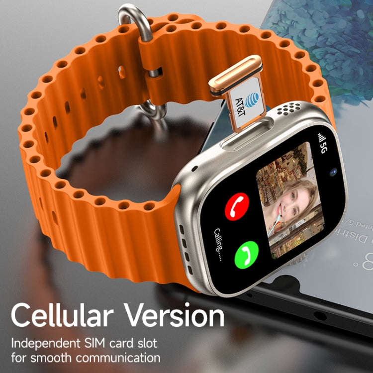 GS37 1.95 inch Screen Smart Phone Watch, 1GB+16GB, Android 9.0, Spreadtrum SL8541E, Network: 4G, ...