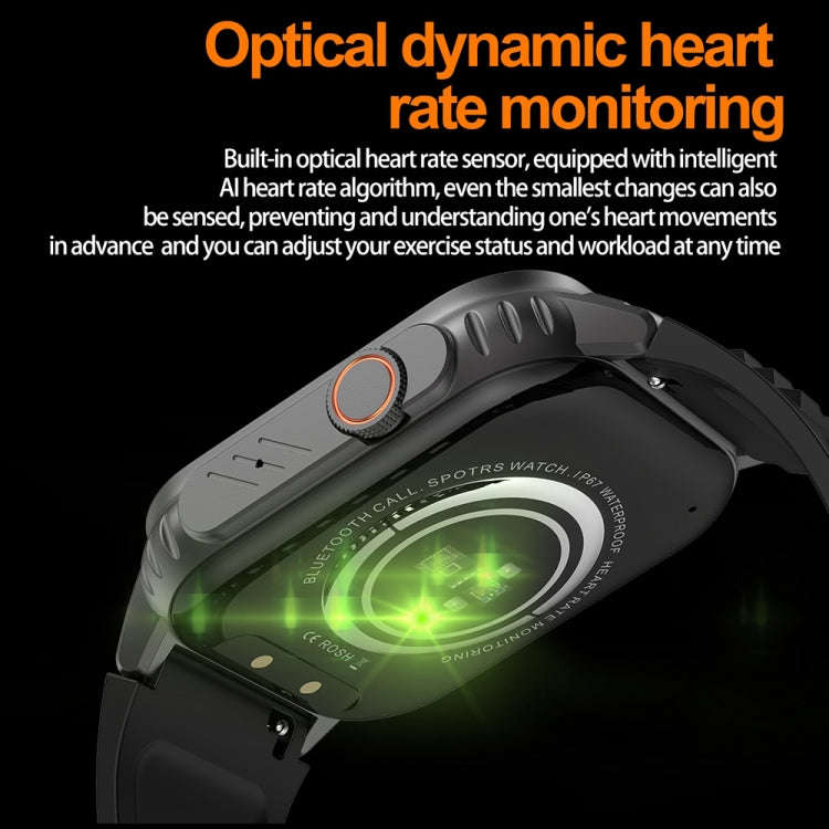 G41 Smart Bracelet, 2.01 inch IP67 Waterproof Smart Watch, Bluetooth Call / Heart Rate / Non-inva...