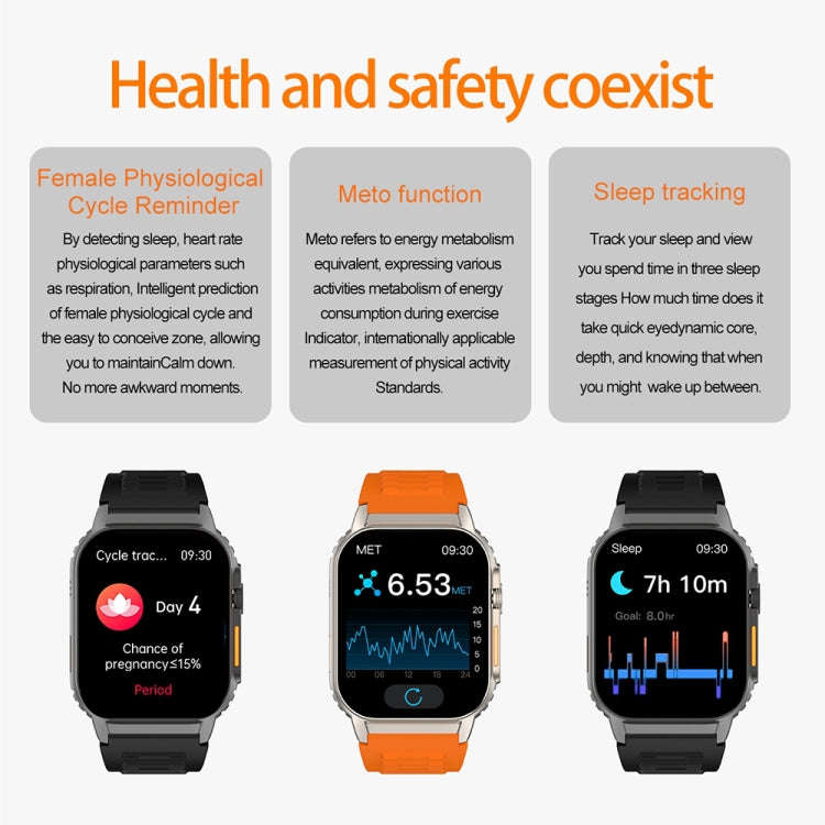 G41 Smart Bracelet, 2.01 inch IP67 Waterproof Smart Watch, Bluetooth Call / Heart Rate / Non-inva...