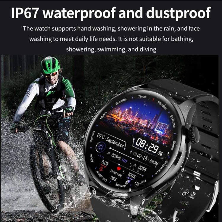 TM05 Pro Smart Bracelet, 1.46 inch Silicone Band IP67 Waterproof Smart Watch, Bluetooth Call / He...