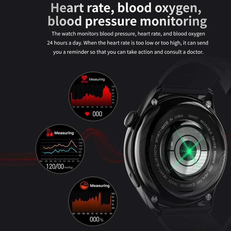 TM05 Pro Smart Bracelet, 1.46 inch Silicone Band IP67 Waterproof Smart Watch, Bluetooth Call / He...