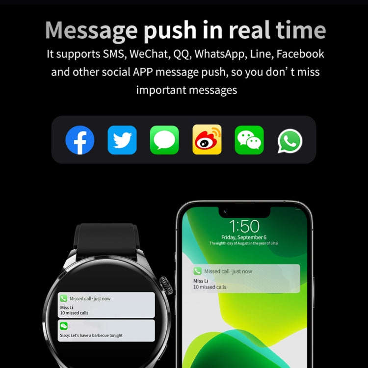 TM05 Pro Smart Bracelet, 1.46 inch Silicone Band IP67 Waterproof Smart Watch, Bluetooth Call / He...