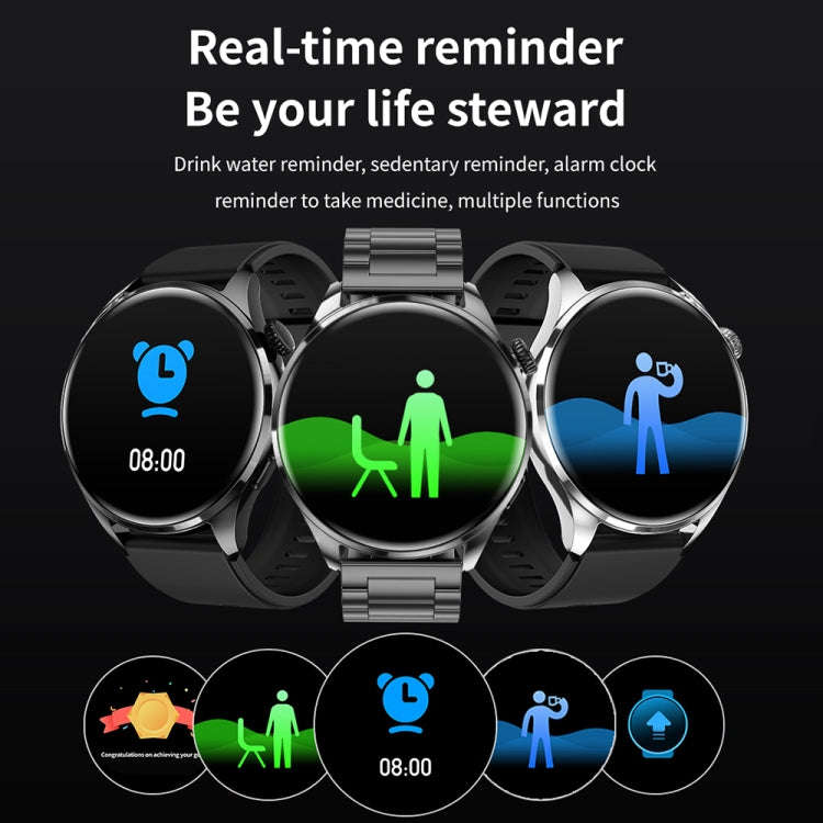 TM05 Pro Smart Bracelet, 1.46 inch Silicone Band IP67 Waterproof Smart Watch, Bluetooth Call / He...