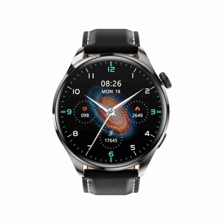 TM05 Pro Smart Bracelet, 1.46 inch Leather Band IP67 Waterproof Smart Watch, Bluetooth Call / Hea...