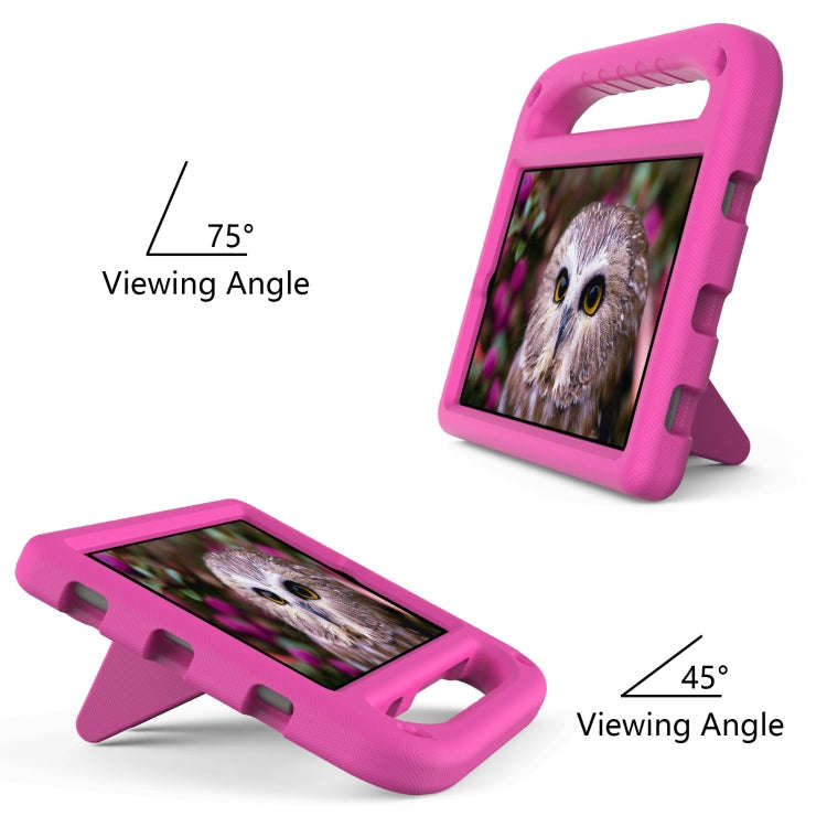 For Huawei MatePad T8 Handle Portable EVA Shockproof Tablet Case(Rose Red)