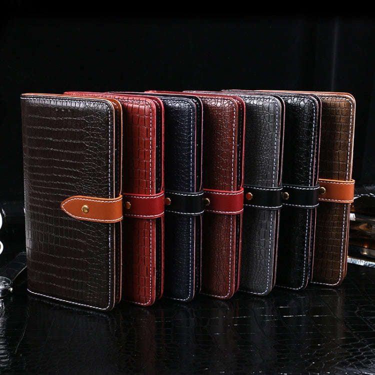 For TP-Link Neffos C9s idewei Crocodile Texture Horizontal Flip Leather Case with Holder & Card S...