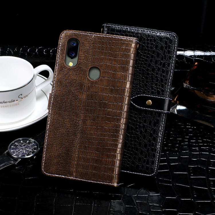 For Umidigi A3X idewei Crocodile Texture Horizontal Flip Leather Case with Holder & Card Slots & ...