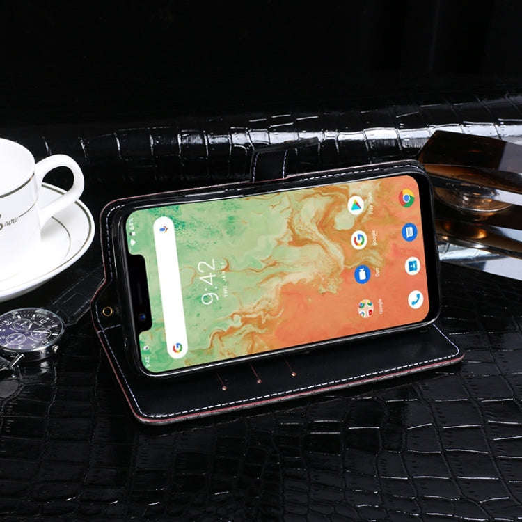 For Umidigi A3X idewei Crocodile Texture Horizontal Flip Leather Case with Holder & Card Slots & ...