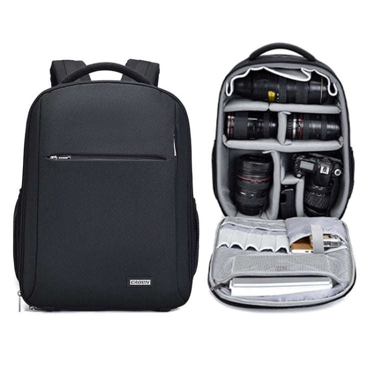 CADeN W9 Travel Lens Pouch Bag Drone Camera Backpack Bag(Black)