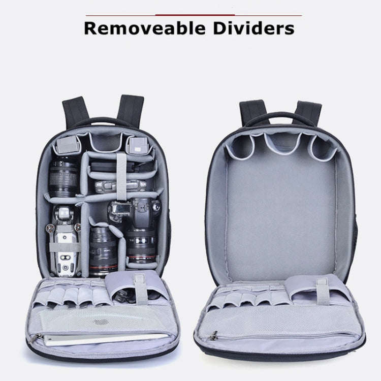CADeN W9 Travel Lens Pouch Bag Drone Camera Backpack Bag(Black)