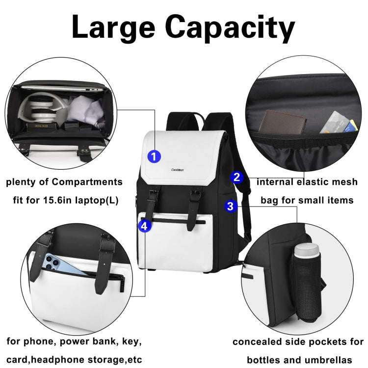 Cwatcun D79 Camera Backpack Multi-Functional Camera  Dual Shoulders Bag, Size:40.5 x 28 x 17.5cm ...