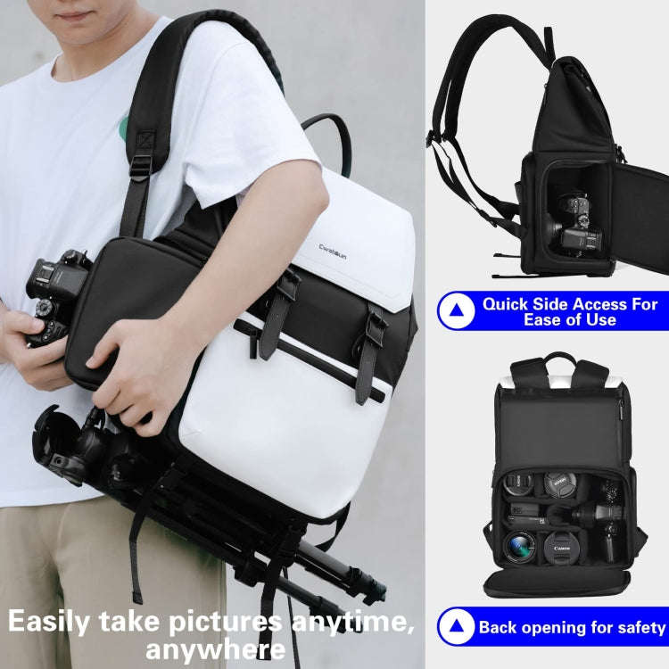 Cwatcun D79 Camera Backpack Multi-Functional Camera  Dual Shoulders Bag, Size:40.5 x 28 x 17.5cm ...