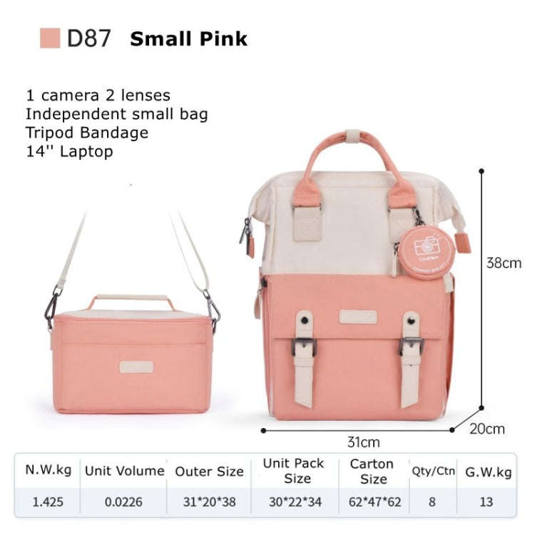 Cwatcun D87 Color Matching Camera Backpack Large Capacity Photography Bag, Size:38 x 31 x 20cm Sm...