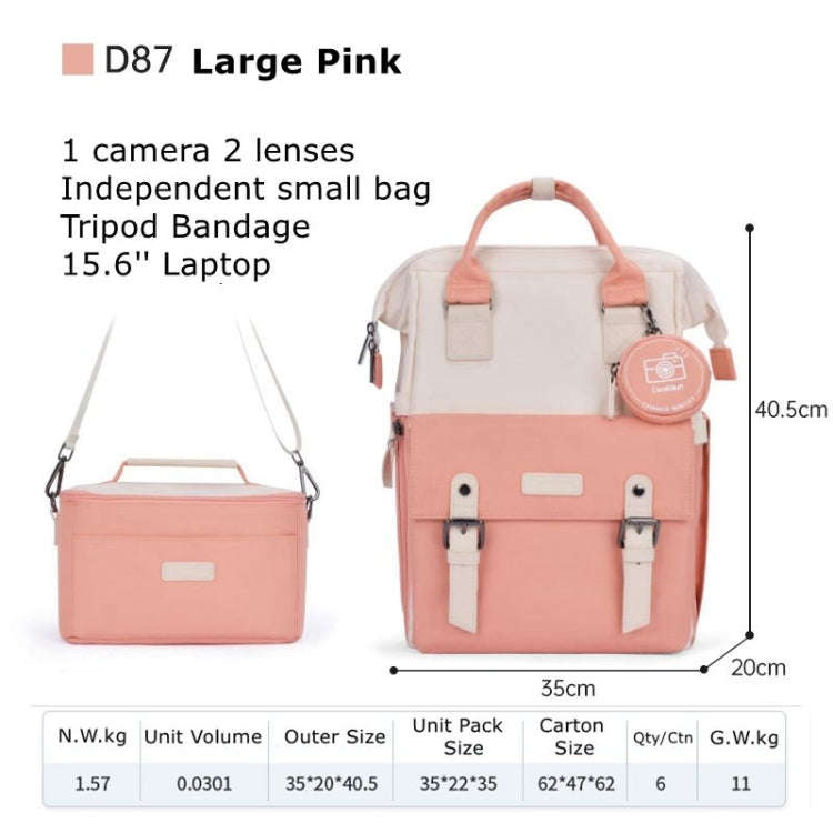 Cwatcun D87 Color Matching Camera Backpack Large Capacity Photography Bag, Size:40.5 x 35 x 20cm ...