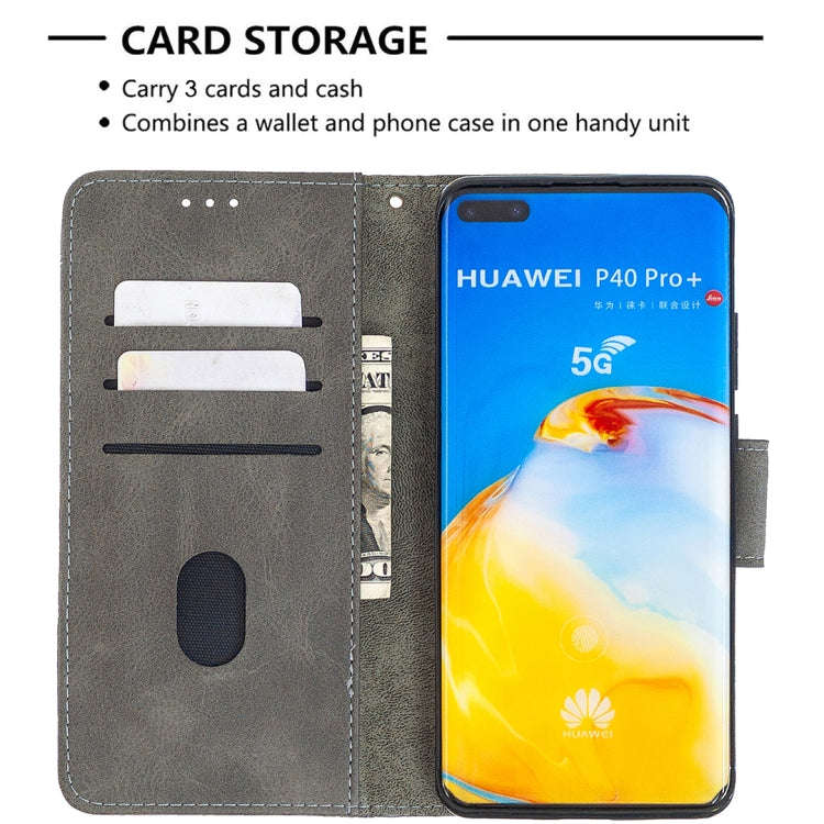 For Huawei P40 Pro Matching Color Crocodile Texture Horizontal Flip PU Leather Case with Wallet &...