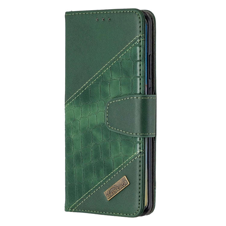 For Huawei P40 Pro Matching Color Crocodile Texture Horizontal Flip PU Leather Case with Wallet &...
