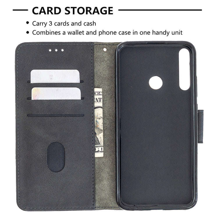 For Huawei Y7P Matching Color Crocodile Texture Horizontal Flip PU Leather Case with Wallet & Hol...