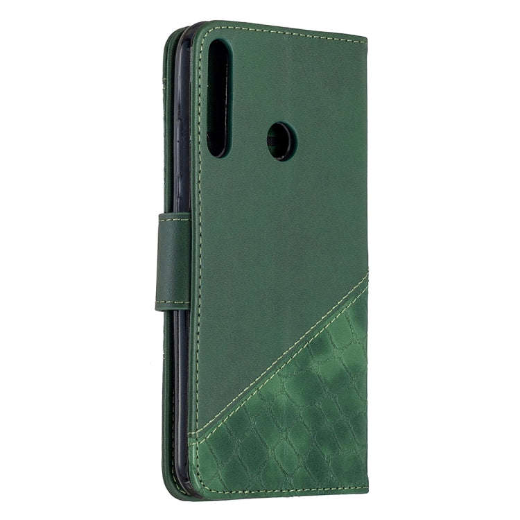 For Huawei Y7P Matching Color Crocodile Texture Horizontal Flip PU Leather Case with Wallet & Hol...
