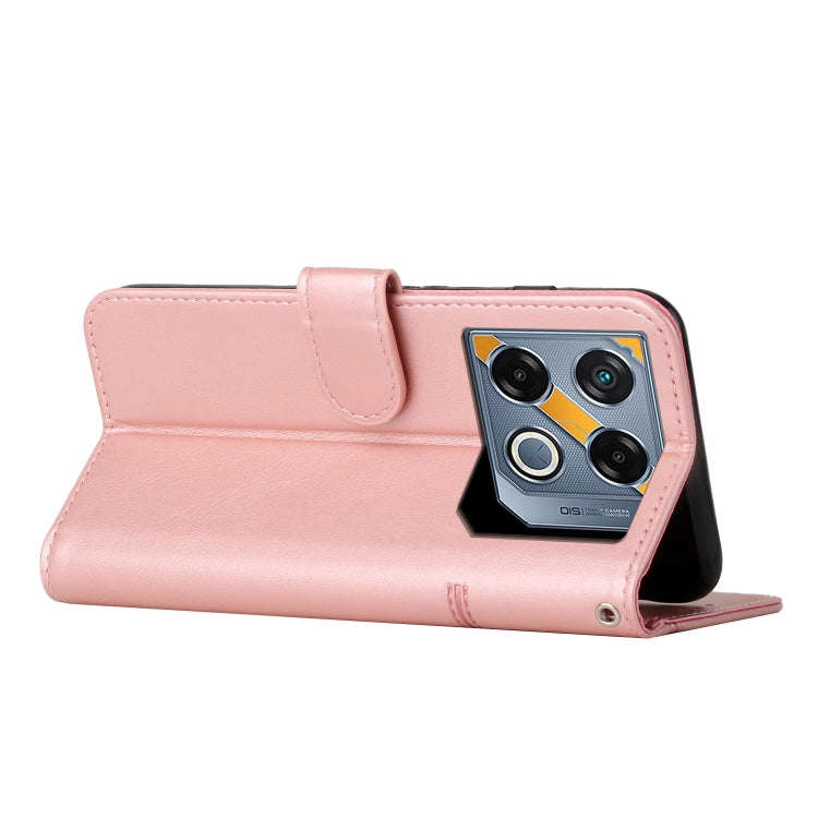 For Infinix GT 20 Pro Stitching Calf Texture Buckle Leather Phone Case(Pink)