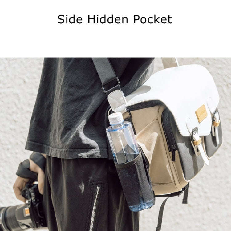 Cwatcun D99 Contrast Color Single Shoulder Camera Bag Outdoor Camera Bag Professional Crossbody H...