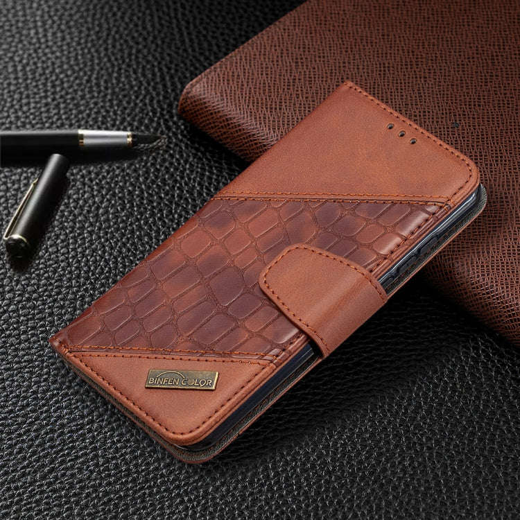 For Nokia 1.3 Matching Color Crocodile Texture Horizontal Flip PU Leather Case with Wallet & Hold...
