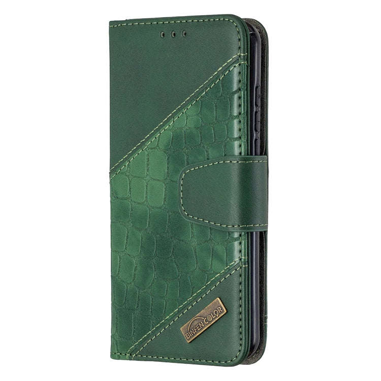 For Nokia 1.3 Matching Color Crocodile Texture Horizontal Flip PU Leather Case with Wallet & Hold...