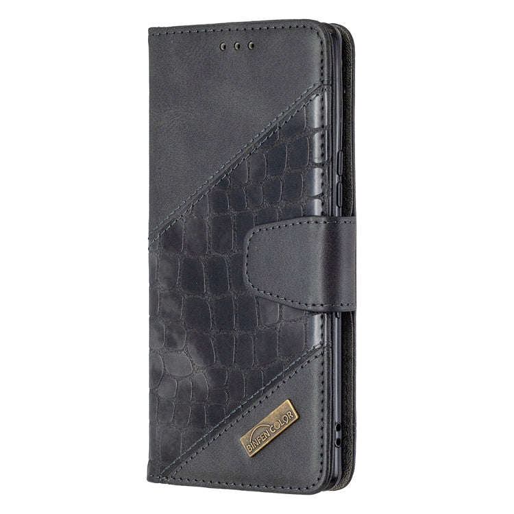 For Sony Xperia L4 Matching Color Crocodile Texture Horizontal Flip PU Leather Case with Wallet &...
