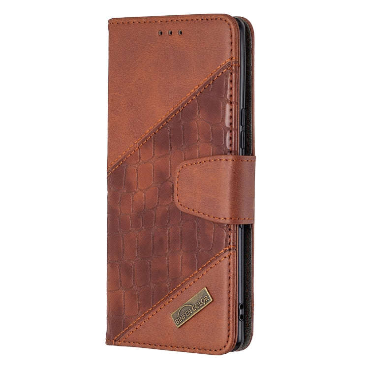 For Sony Xperia L4 Matching Color Crocodile Texture Horizontal Flip PU Leather Case with Wallet &...