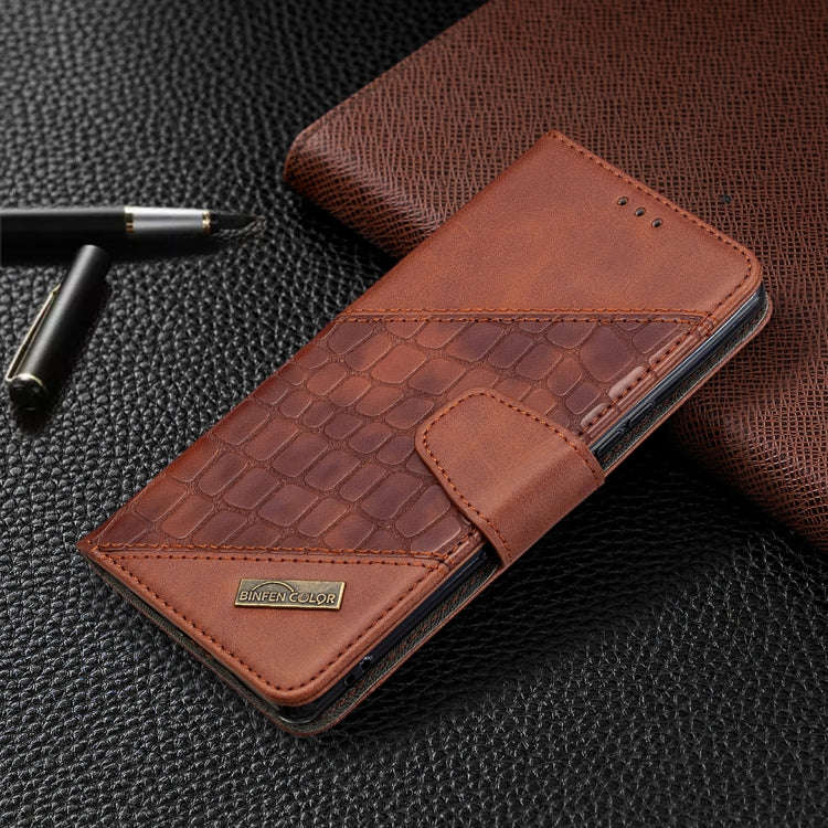 For Sony Xperia L4 Matching Color Crocodile Texture Horizontal Flip PU Leather Case with Wallet &...