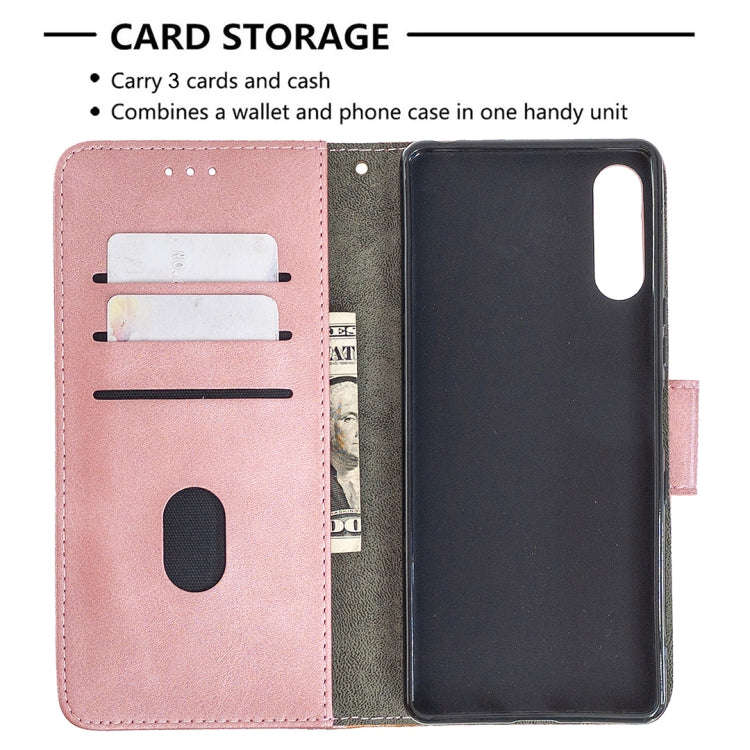 For Sony Xperia L4 Matching Color Crocodile Texture Horizontal Flip PU Leather Case with Wallet &...