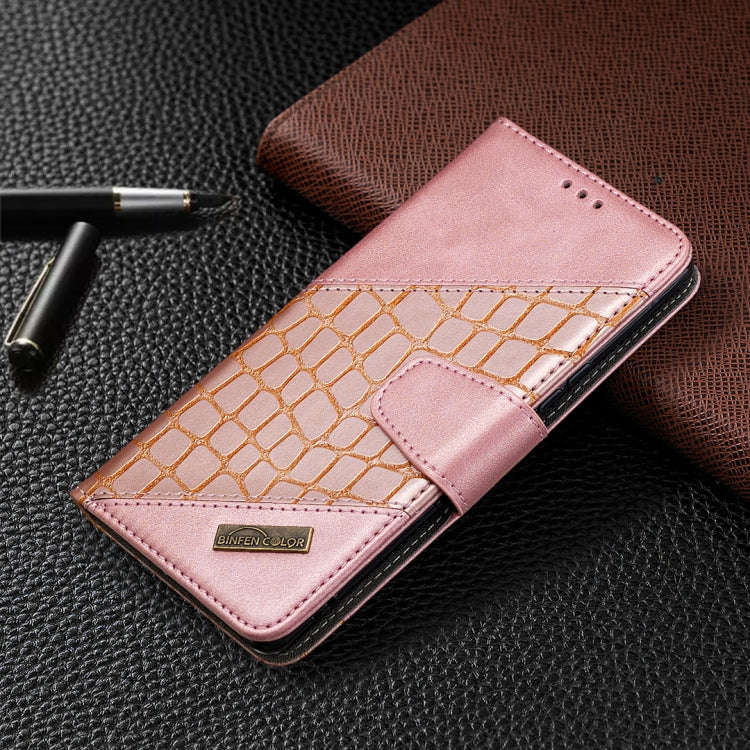For Sony Xperia L4 Matching Color Crocodile Texture Horizontal Flip PU Leather Case with Wallet &...