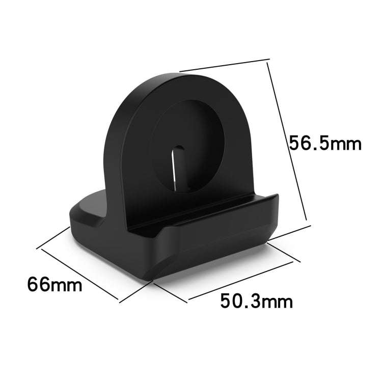 For Google Pixel Watch 2 Smart Watch Silicone Charging Bracket without Charger(Black)