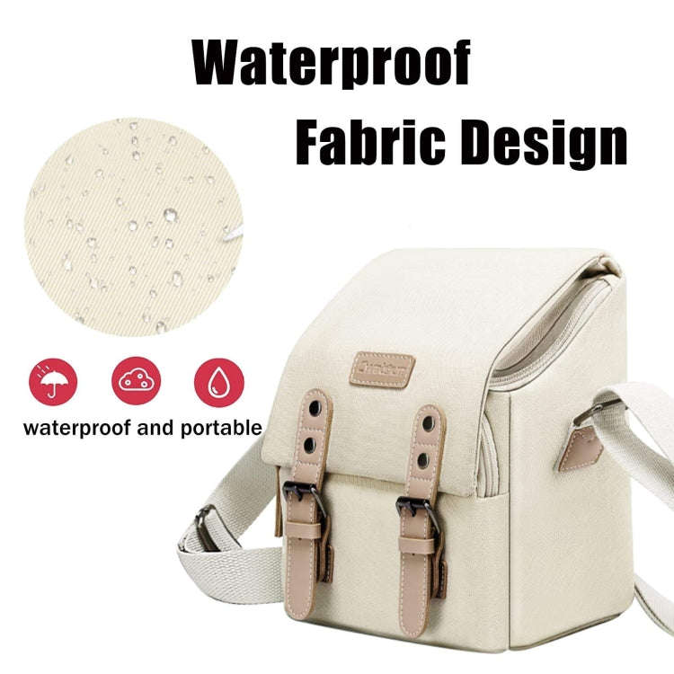 Cwatcun N1 Retro Multifunctional Canvas Waterproof Digital Camera Photography Bag, Size:29 x 14.5...