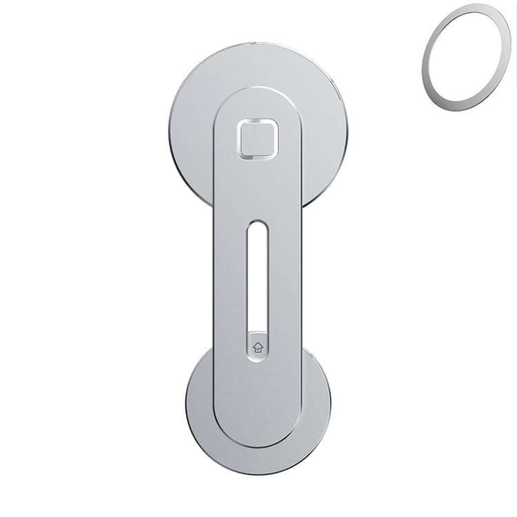 ZF011 For Tesla MagSafe Magnetic Hidden Phone Holder, Ordinary Version(Silver)