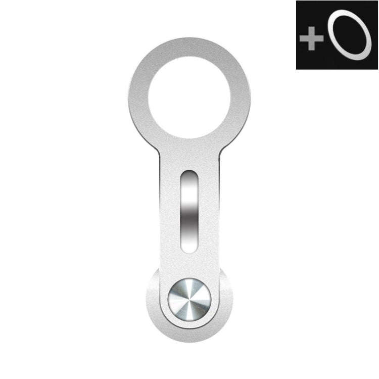 ZF012 For Tesla Magnetic Hidden Phone Holder, with 2pcs Magnets Sheet(Silver)