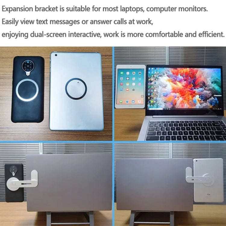 ZF010 For Tesla Magnetic Hidden Phone Holder, with Magnets Sheet(Silver)