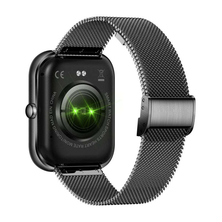 AK58 1.96 inch Screen Bluetooth Smart Watch, Steel Band, Support Health Monitoring & 100+ Sports ...