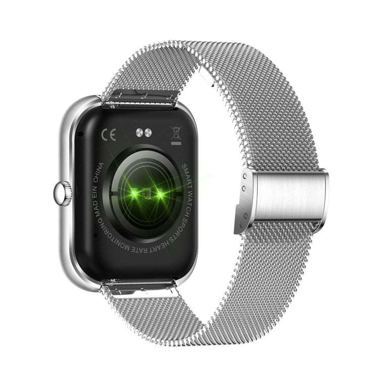 AK58 1.96 inch Screen Bluetooth Smart Watch, Steel Band, Support Health Monitoring & 100+ Sports ...