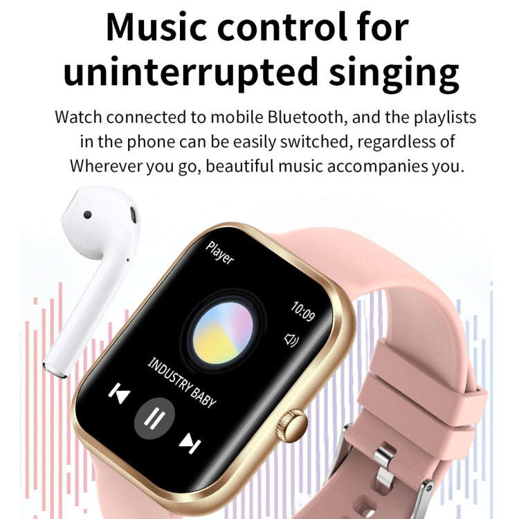 AK58 1.96 inch Screen Bluetooth Smart Watch, Steel Band, Support Health Monitoring & 100+ Sports ...