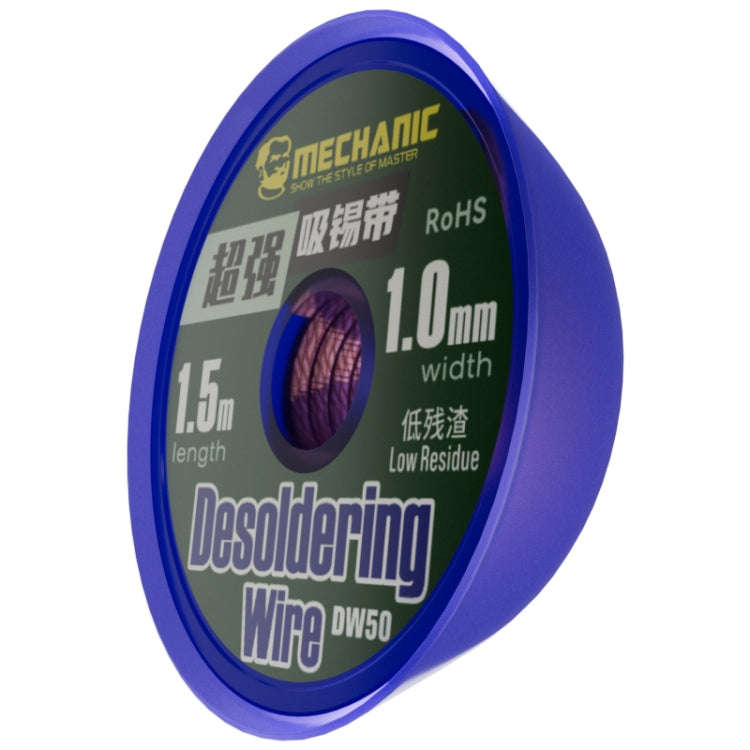 Mechanic DW50 1.5m Super Strong Tin Absorption Strip, Width:1.0mm