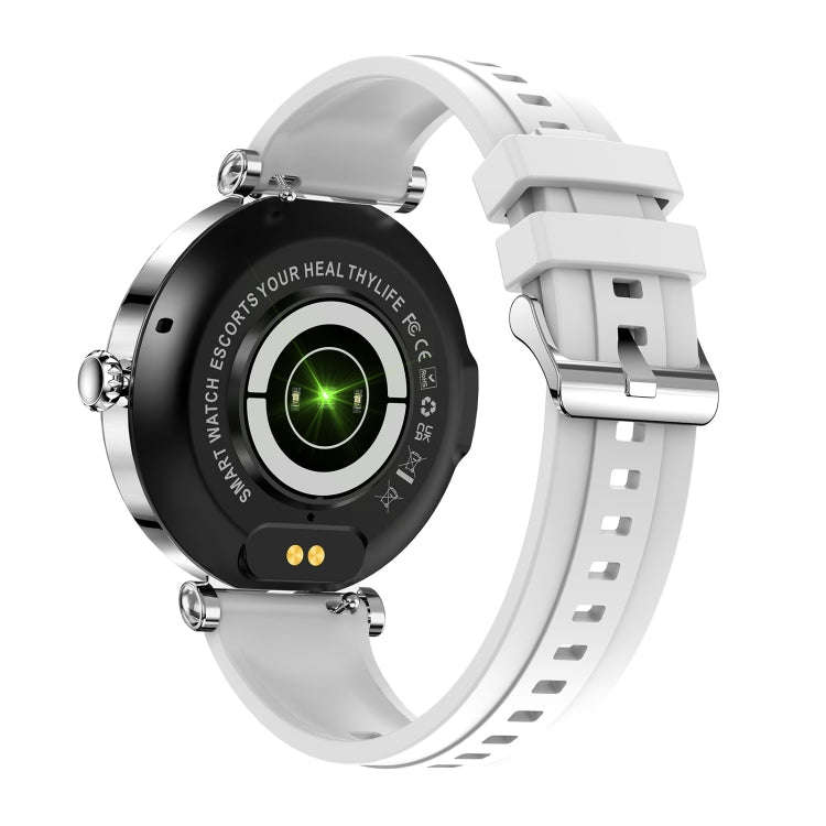 CF32 1.27 inch Screen Lady Smart Watch, Silicone Band, Support Female Physiology Monitoring & 100...